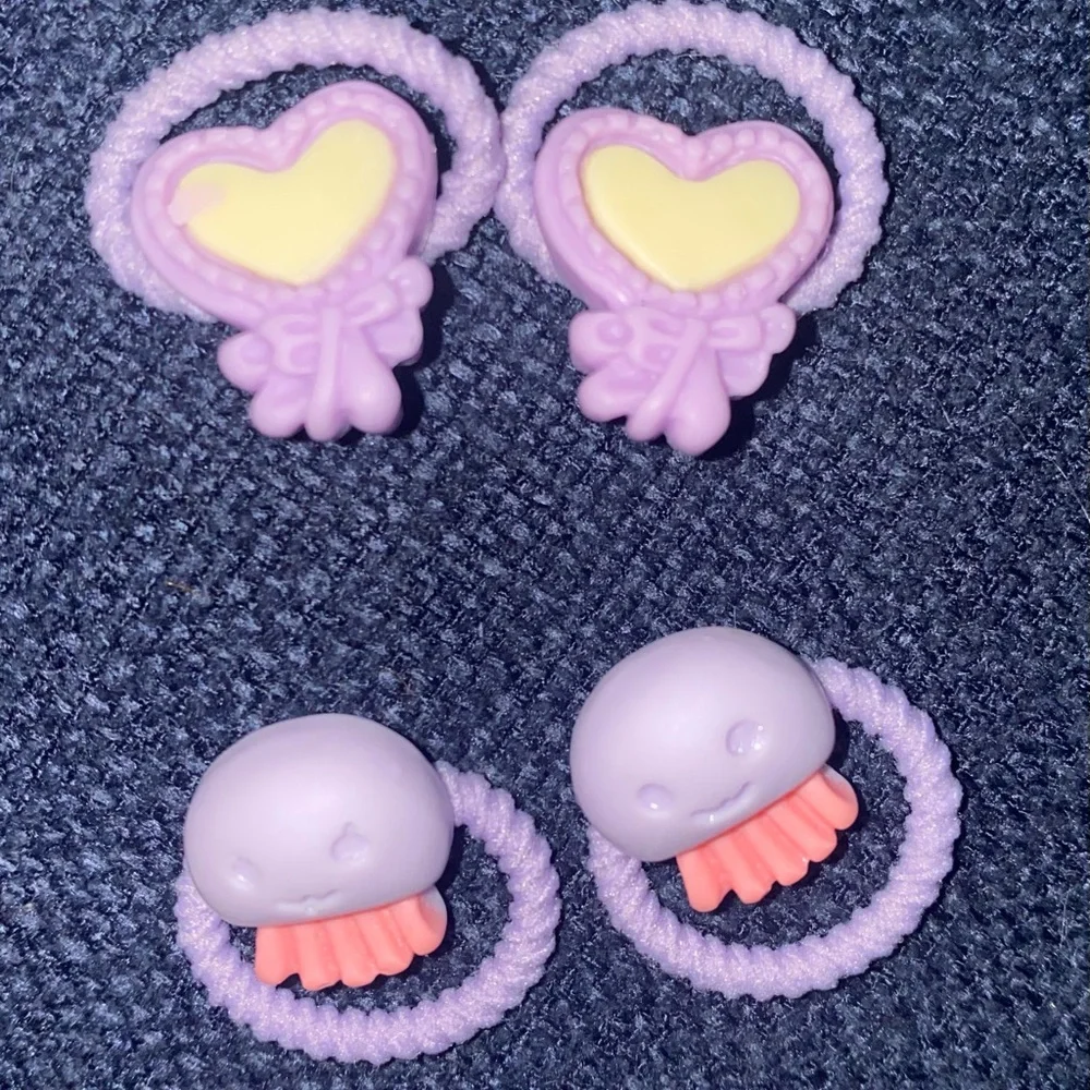 Cute Pastel Hair Ties Set